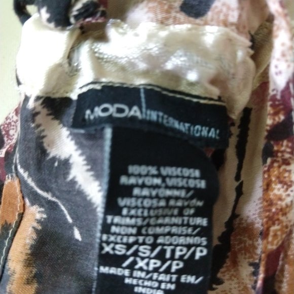 Moda International swim cover-up xsmall - Picture 4 of 5